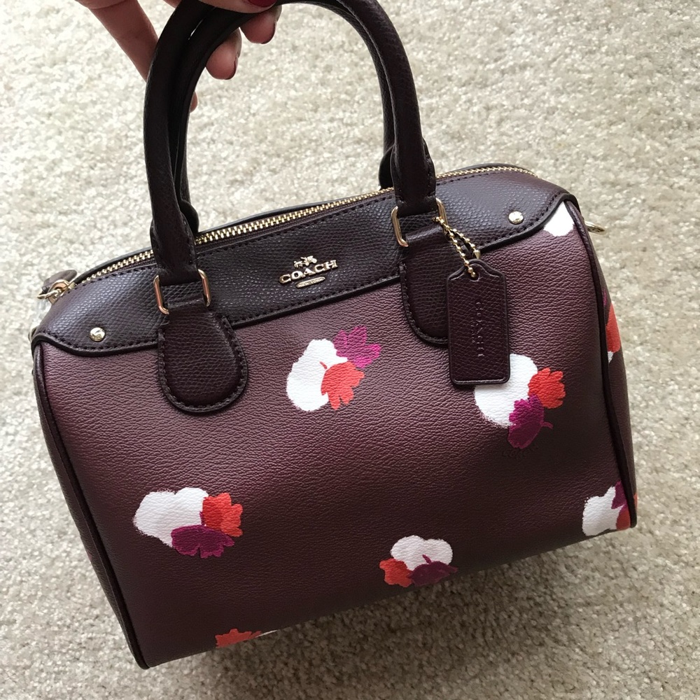 Coach purse small Boston satchel crossbody bag NWT